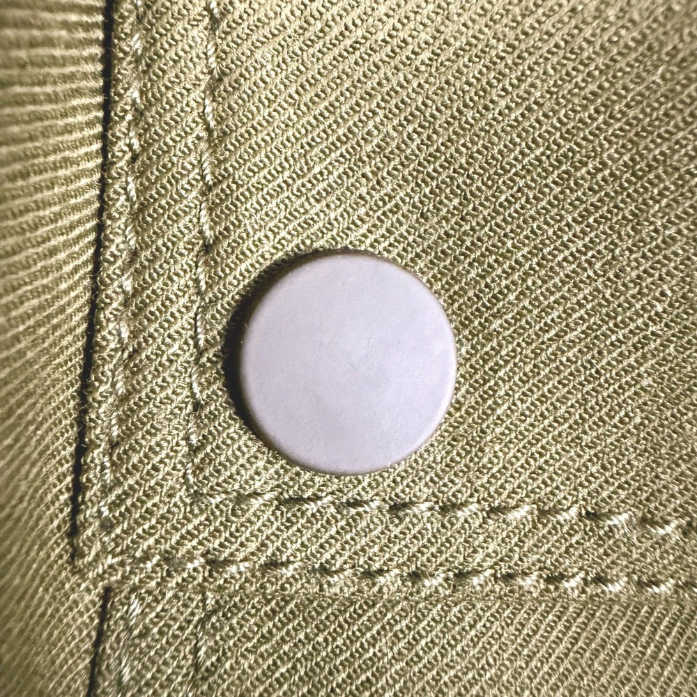 Massimo Dutti Utility Cargo Mini Skirt Safari Olive Military Green Size Small - Picture 13 of 14